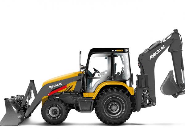 Mecalac Backhoe Loaders - Center Mount